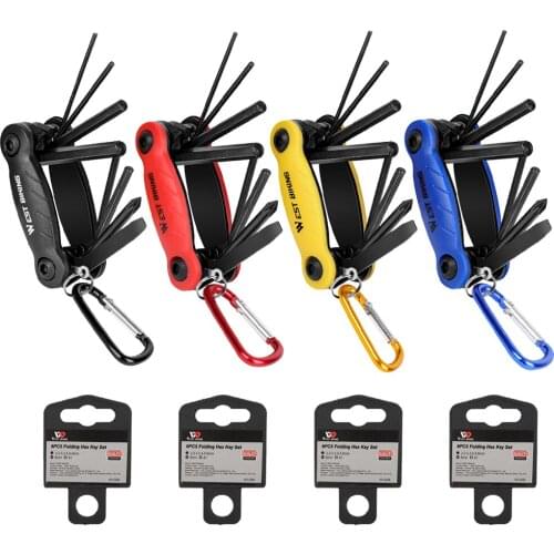 8 in 1 Multifunctional Bicycle Tire Repair Tools Kit Folding Multitool with Screwdriver Hexagon Wrench Riding Cycling Equipment