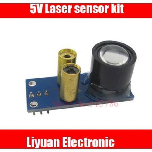 5V Laser sensor kit / diffuse black white line obstruction detection for four-axis flight control / smart car detection switch