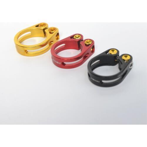 KREX Bicycle seat bundle 31.8/34.9 mm Mountain Bike/Highway Bike Aluminum alloy lightweight Sitting pipe clamp 19g Seat buckle