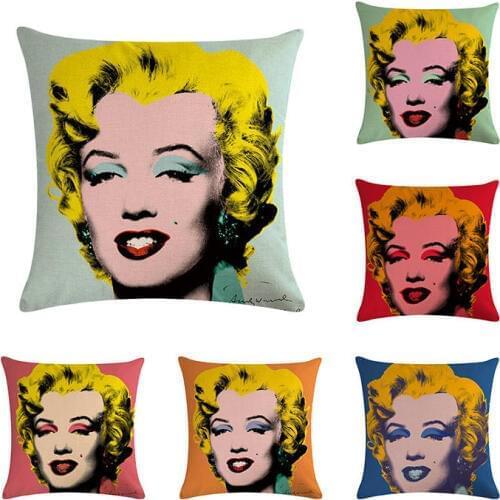 Avatar Marylin Monroe Cushion Cover Throw Pillows Case Cotton Linen Pillowcase Home Decorative Cojines Capa Para Almofada ZY182
