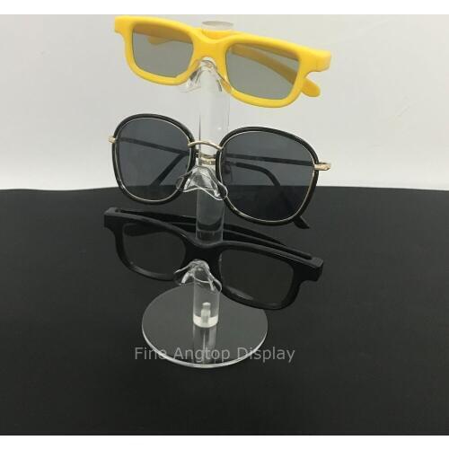 Clear Acrylic 3 Tier Eyeglass Sunglasses Glasses Display Stand Table Counter Top Retail Show Holder