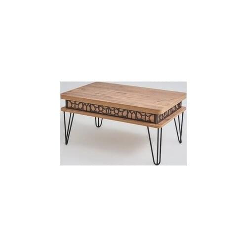 Modern lux Angel Lux Metal Flip Smart Coffee table, Desk, Dining table, Pine coffe table