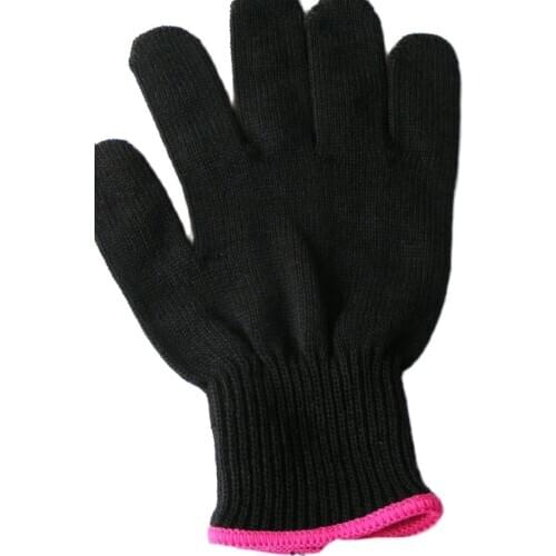 Newest Design Heat Resistant Glove for Hair Curling Glove Wand & Straightening Flat Iron Styling Tool For Curling Straight