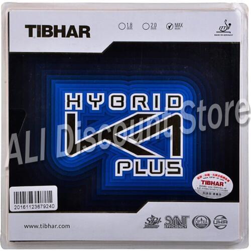 TIBHAR high quality HYBRID K1 / K1 PLUS viscosity Pips-in Table Tennis Rubber Ping Pong Sponge pimples in rubbers
