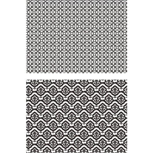 Vintage damask background stamps for scrapbooking and card making