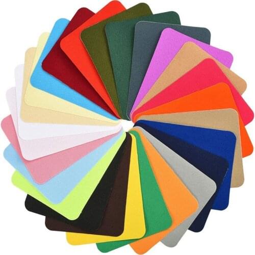 WhatIlife 27 Color Self-Adhesive Rectangular Repair Patch For Down Jacket Jeans Knee Hole DIY Washable Sofa Sticker Decorations
