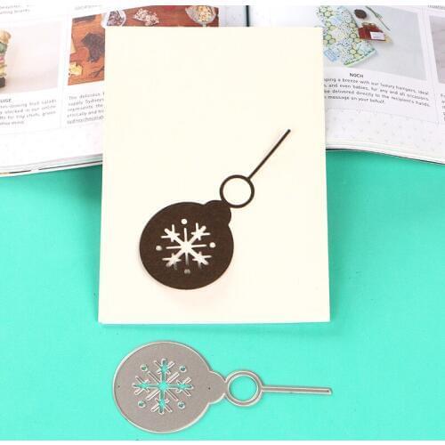 090161 1pc Christmas ball Stencils metal cutting dies for DIY papercraft project embossing Scrapbooking Scrapbook Paper Album
