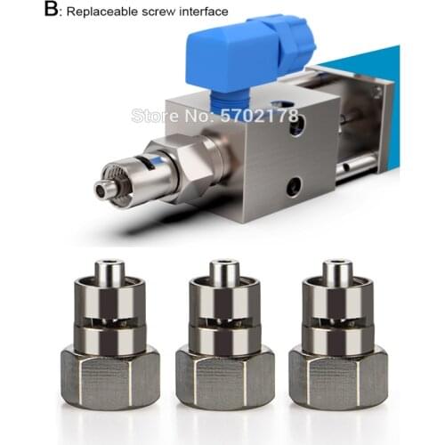 10pcs M10 dispensing valve adapter 21A dispensing valve needle adapter