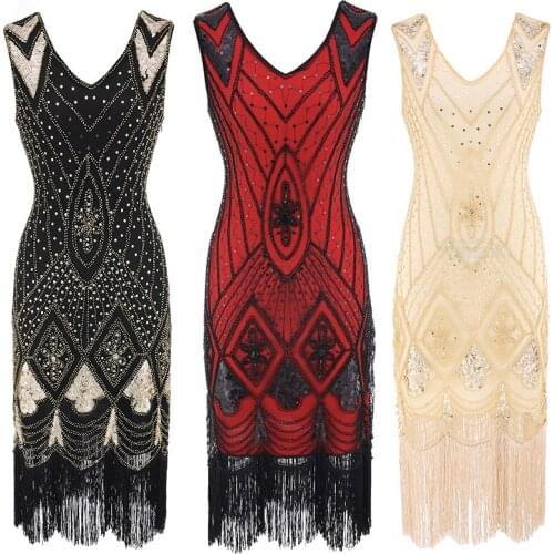 1920s Roaring Flapper Costume Sequin Gatsby Black Blue Fancy Dress 70s Costums Princess Jasmine Costume Cosplay Costume