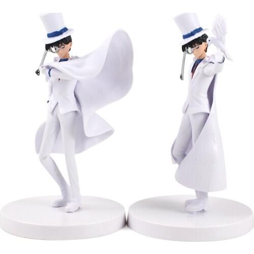 2pcs/set Detective Conan anime figure Kaitou Kiddo KID doll Model hot sell toy for kids