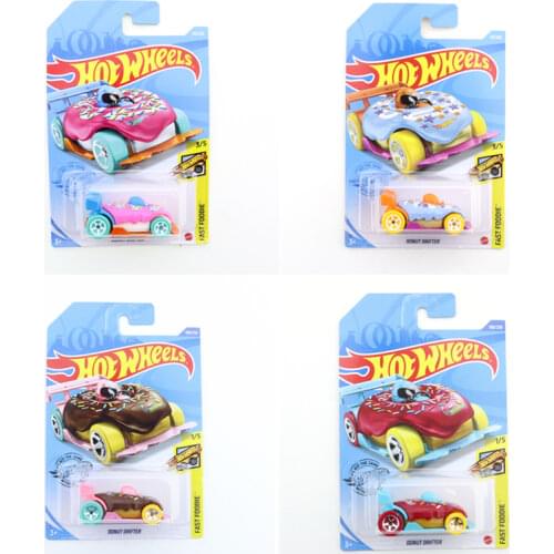 2020-108 DONUT DRIFTER Original Hot Wheels Mini Alloy Coupe 1/64 Metal Diecast Model Car Kids Toys Gift