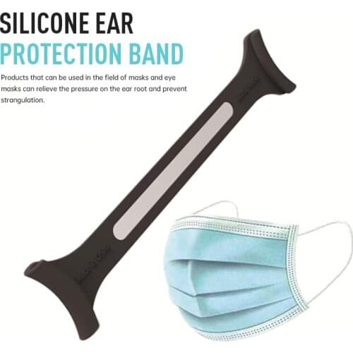 3pcs Set Silicone Mask Holder Goggles Anti-strangle Ear Grips Mask Extension Belt Anti-slip Face Mask Buckle Holder Accessories