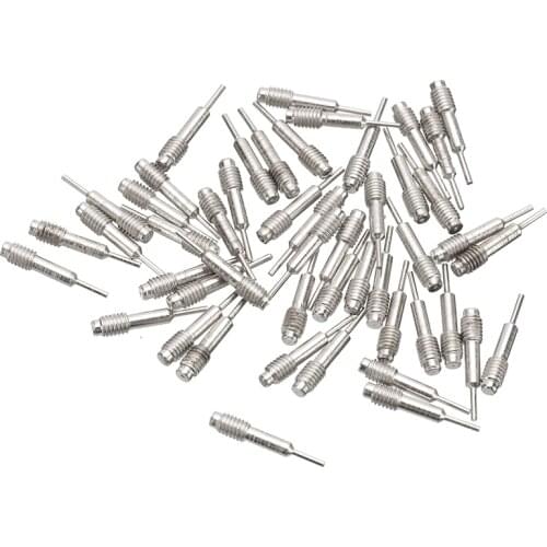 50pcs/set Watch Band Spring Bars Strap Link Pins Spare Pins Professional Watchmaker Watch Repair Tools Accessories
