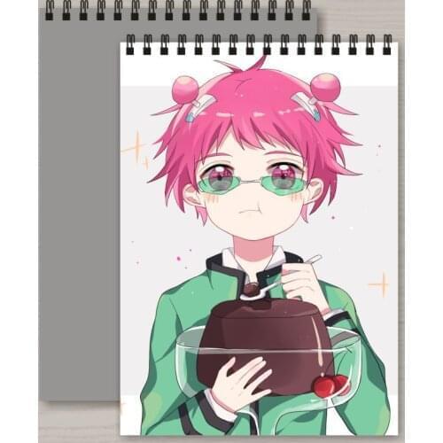 Anime The Disastrous Life of Saiki K. A4 160g Sketchbook notebook student stationery 25 Sheets Drawing Paper Sketching