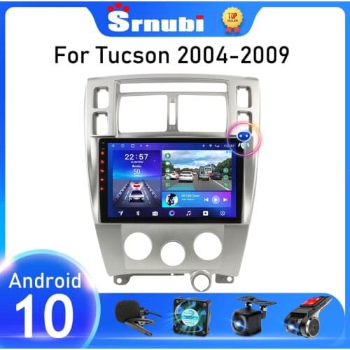 Srnubi Android 10 Car Radio For Hyundai Tucson 2004 2005 2006 - 2009 Multimedia Video Player GPS Navigation 2 Din WIFI Head Unit