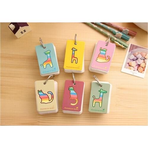 1 Piece lot Cute Mini Memo Pad Sticky Note Paper Scrap booking Sticker Pads Creative Stationery Free shipping 0505