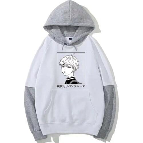 Hot Anime Tokyo Revenge Hoodies Loog Sleeve Street Style Funny Sweatshirt
