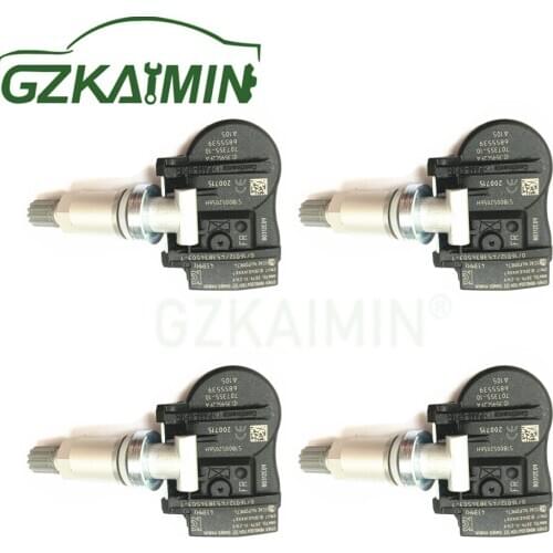 Set of 4 pcs High Quality Auto Parts OEM 36106856209 36106881890 6855539 TPMS Tire Pressure Sensor fits for BMW