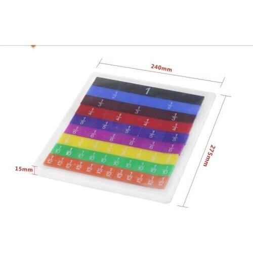 Elementary School Mathematics Fraction Block Fractional Problem Addition and Subtraction Math Toys Mathematical Demo Props
