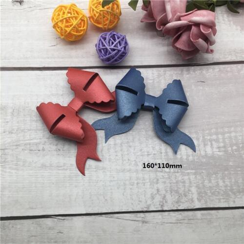 10.8*15.5 cm lovely bow-knot New Metal Cutting Dies New Stencils for DIY Scrapbooking Paper Cards Craft Making Craft Decoration