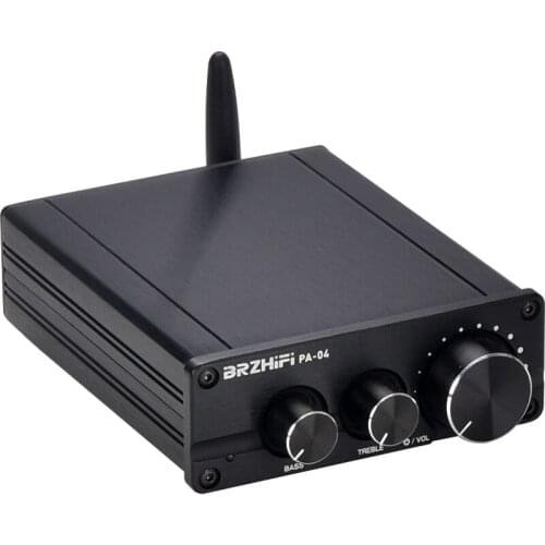 NEW BRZHIFI HIFI PA-04 Amplifier 100W*2 CSR8675 Bluetooth 5.0 APTX TPA3116x2 Stereo 2.0/ 2.1 Channel Subwoofer Audio Amplifier