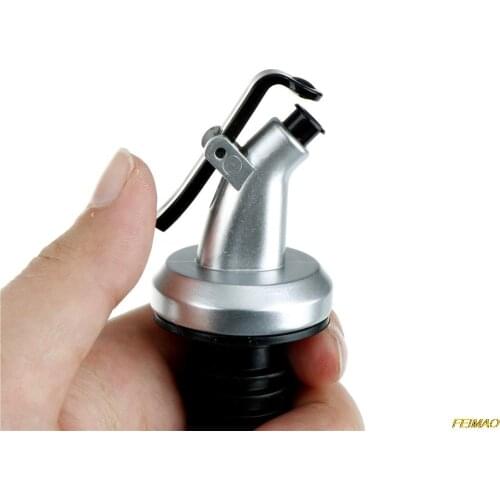 Olive Oil Sprayer Drip Wine Pourers Liquor Dispenser Leak-proof Nozzle ABS Lock Sauce Boat Bottle Stopper Kitchen Bar BBQ Tool