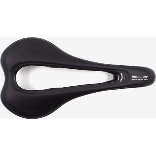 Italia SLR Tekno Flow High performance Open saddle Full Carbon Fiber Saddle Ultralight SuperFlow MTB Road race Bicycle saddle