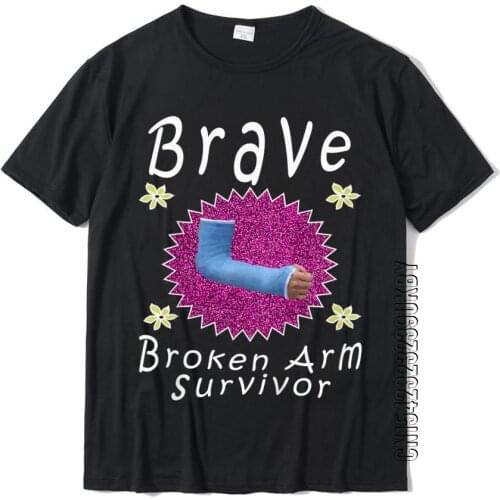 Kids Top Best Girls Brave Broken Arm Survivor Gift T-Shirt Cosie Man Top T-Shirts Family Cotton Tops Shirt Printed