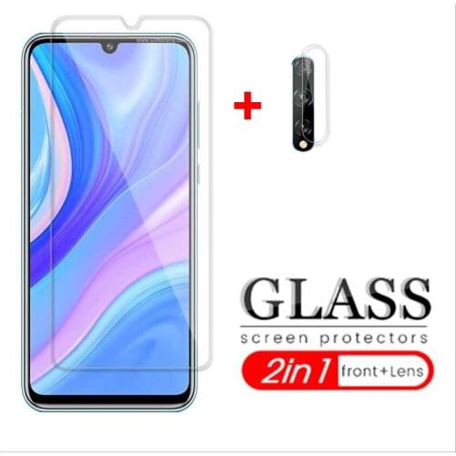 Camera Protective Glass on For Huawei Y8P Glass Tempered for Huawei Y8p Y 8p Y8 P Glass Screen Protector AQM-LX1 6.3'' Film