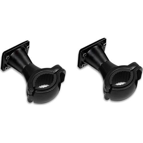 Aileap Handlebar Rail Clamp Mount for SPK500, SPK400, SPK350, M300, M600, M1000 Motorcycle Speakers (2 Packs) (Black)