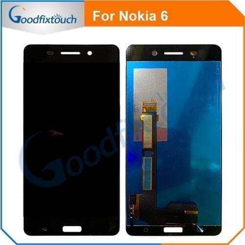 LCD Display For Nokia 6 N6 TA-1021 TA-1033 TA-1025 LCD Display Touch Screen Digitizer Assmebly For Nokia6 Replacement Parts