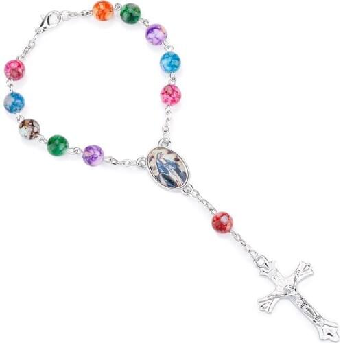 10pcs Baby shower baptism gift colored bracelet christening favor party return gift girl boy party favor cute giveaway souvenir