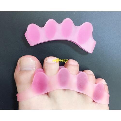 200pairs/lot Silicone Foot Care Gel Bunion Protector Toe Separators Straightener Spreader Correctors Hallux Valgus Correction
