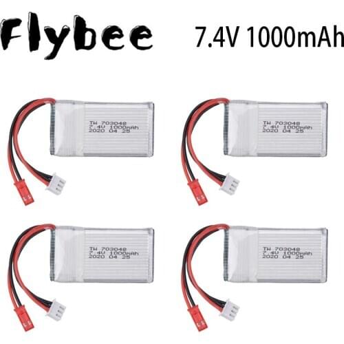 7.4V 1000mah Lipo Battery For MJXRC X600 upgrade 7.4V 1000mah 25c 703048 Lipo Battery for Remote Control toys battery parts 2S