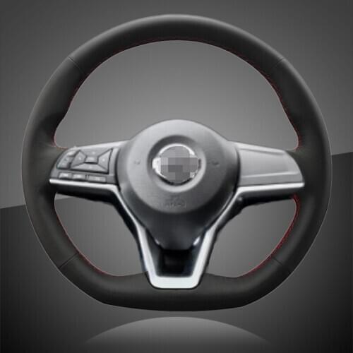 Auto Braid On The Steering Wheel Cover for Nissan X Trail 2017 Car Braiding Steering Wheel Covers