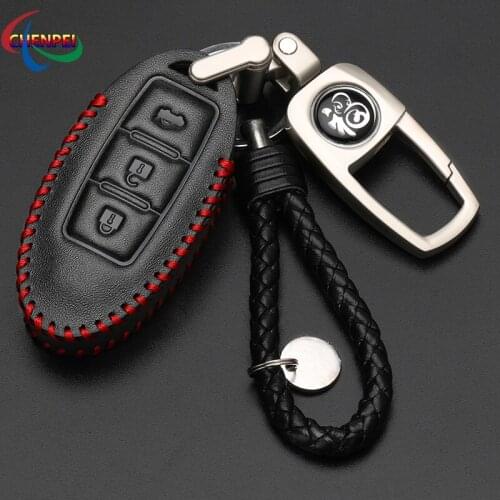 For Nissan Sylphy Qashqai X-Trail Teana Tiida KIcks Sunny Car Key Case Cover Protection key Car Interior Decoration Accessories