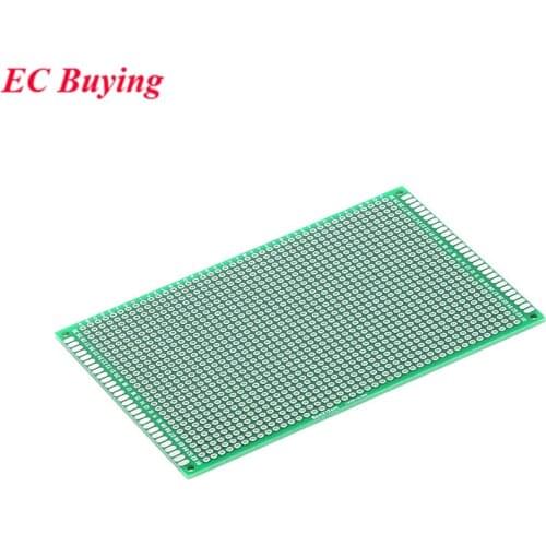 8x12cm Double Side Prototype PCB Universal Printed Circuit Board DIY For Arduino 2.54mm Glass Fiber 8*12cm 80x120mm 80*120