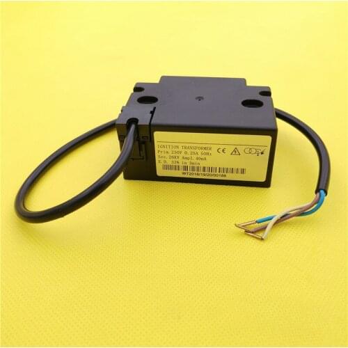 230V Fuel burner high voltage pulse igniter 26KV waste oil burner ignitorTransformer spark plug High tension-line