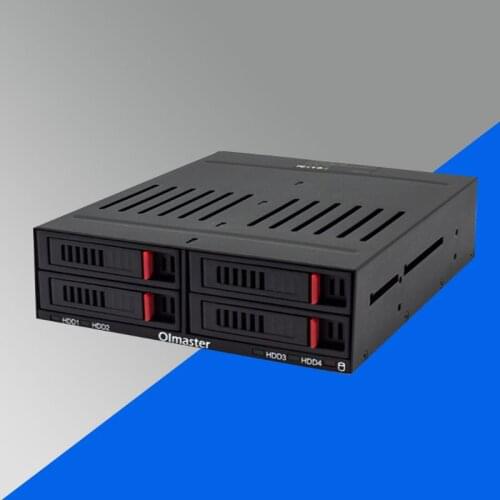 HE-2006 4x2.5" Slots SATA Internal Rack Hard Drive Case HDD SSD Enclosure Cover