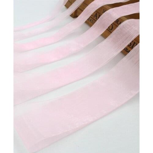 Hs004, Free Shipping 5yards Net solid color organza ribbon De Noce Decorations Decoration Crafts, DIY Materials By Hand