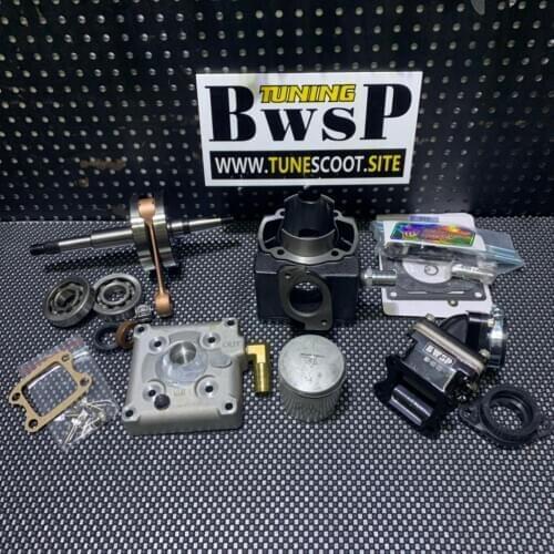 DIO50 125cc L/c Kit 54mm Cylinder Long Stroke Crankshaft 52.6mm Big Manifold 28mm BWSP Upgrade Set