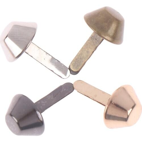 50pcs/lot 12mm Rivets Studs Round Rapid Rivet For Leather Craft Bag Belt Clothing Garment Shoes Pet Collar Deco