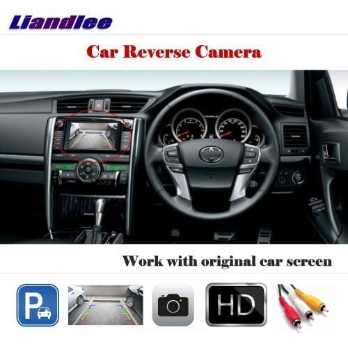 Liandlee Auto Rearview Parking Camera For Toyota Reiz Mark X 2012-2015 / Rear View Backup Camera Work with Car Factory Screen