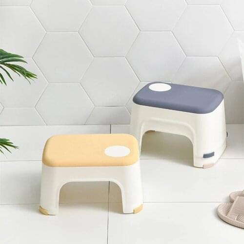 Small Seat Thicken Plain Children Stools Living Room Non-slip Bath Bench Child Stool Change Shoe Stool Portable Furniture Chair