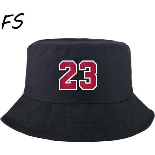 Mens Bucket Hats Letter 23 Print Unisex Summer Beach Panama Hat Women Outdoor Casual Cap Hip Hop Foldable Fishing Fisherman Hat