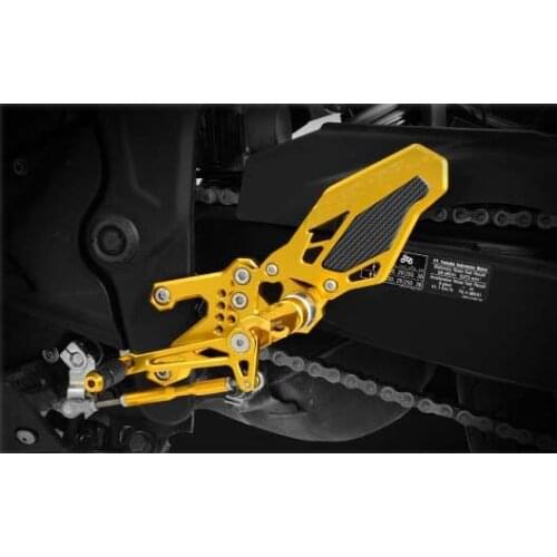 KODASKIN Rearset kit Footpeg Rear Brake Set for YAMAHA YZF R3