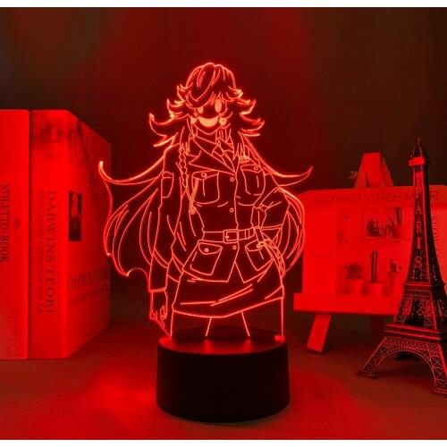 Table Lamp Anime High Rise Invasion Nishi Yayoi for Bedroom Decoration Led Night Light Birthday Gift Room Decor Manga 3d Light