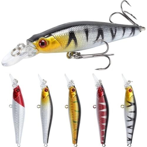 1pcs Sinking Minnow Fishing Lures 8.5cm 8.2g Hard Artificial Bait Crankbait Pike Wobblers jerkbait Pesca Carp Fishing Tackle