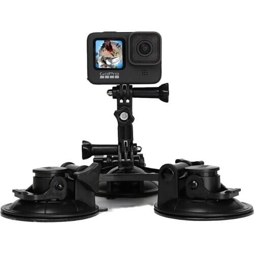 Mini Action Camera Suction Cup for GoPro Hero 9 8 7 5 Black SJCAM SJ7 Yi 4K H9 Go Pro 6 Mount Window Glass Sucker Accessory