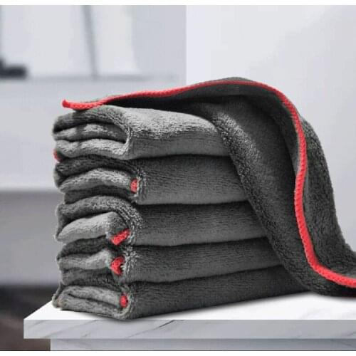 K1KE Car Drying Towel Vehicle Cleaning Supplies Kitchen Towel Cleaning Cloth Rag